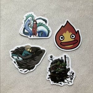 ❗️SOLD❗️x7 Studio Ghibli animation stickers